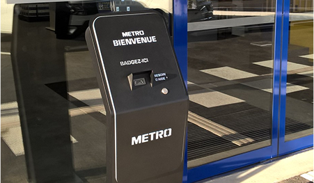 Image réprésentant la borne d'autorisation d'entrée